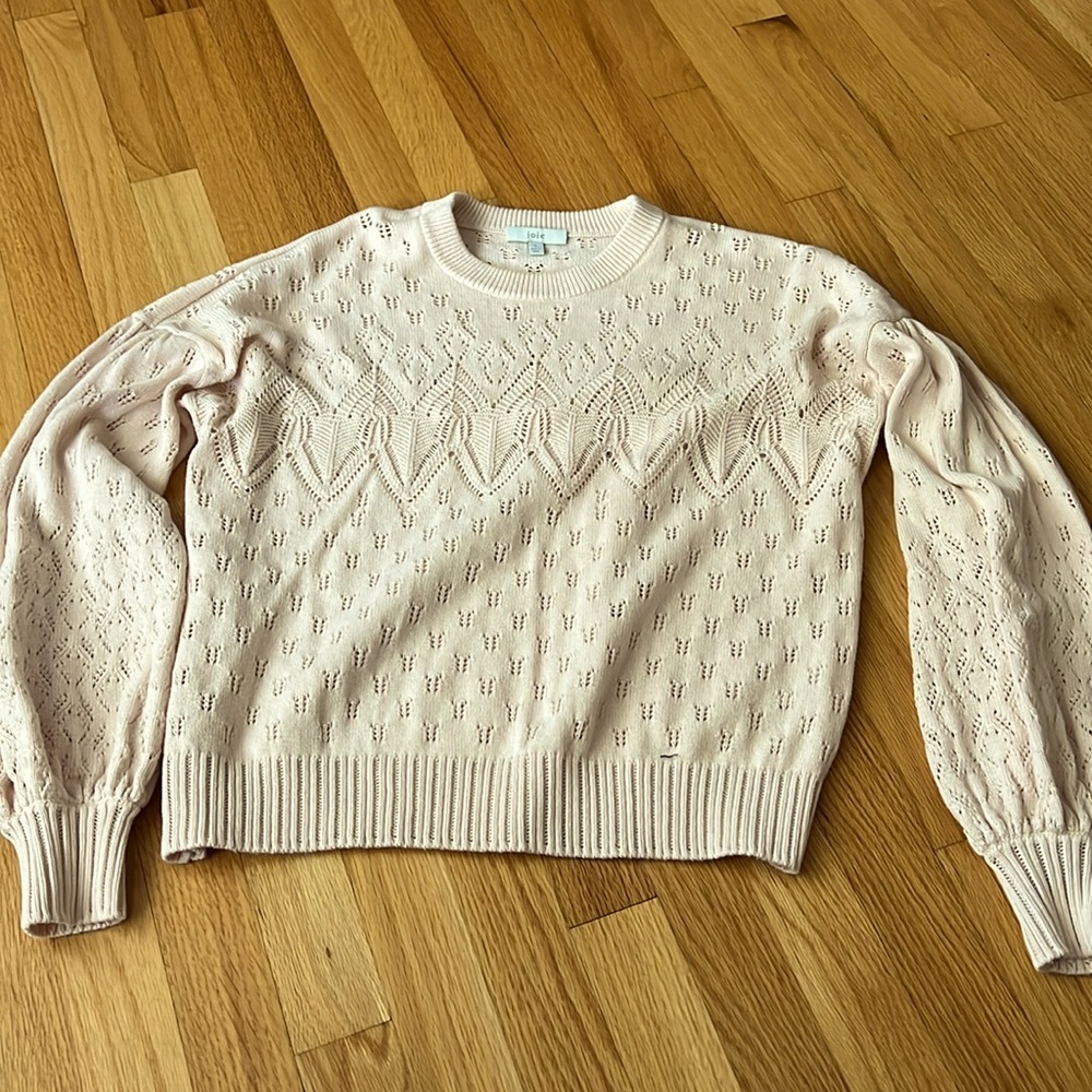 Adorable blush peach sweater
